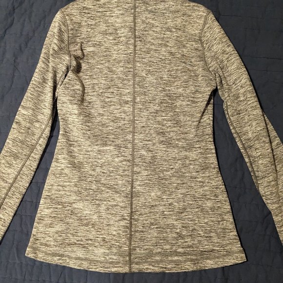 Reebok - grey space-dyed athletic zip up - size S - Picture 6 of 7